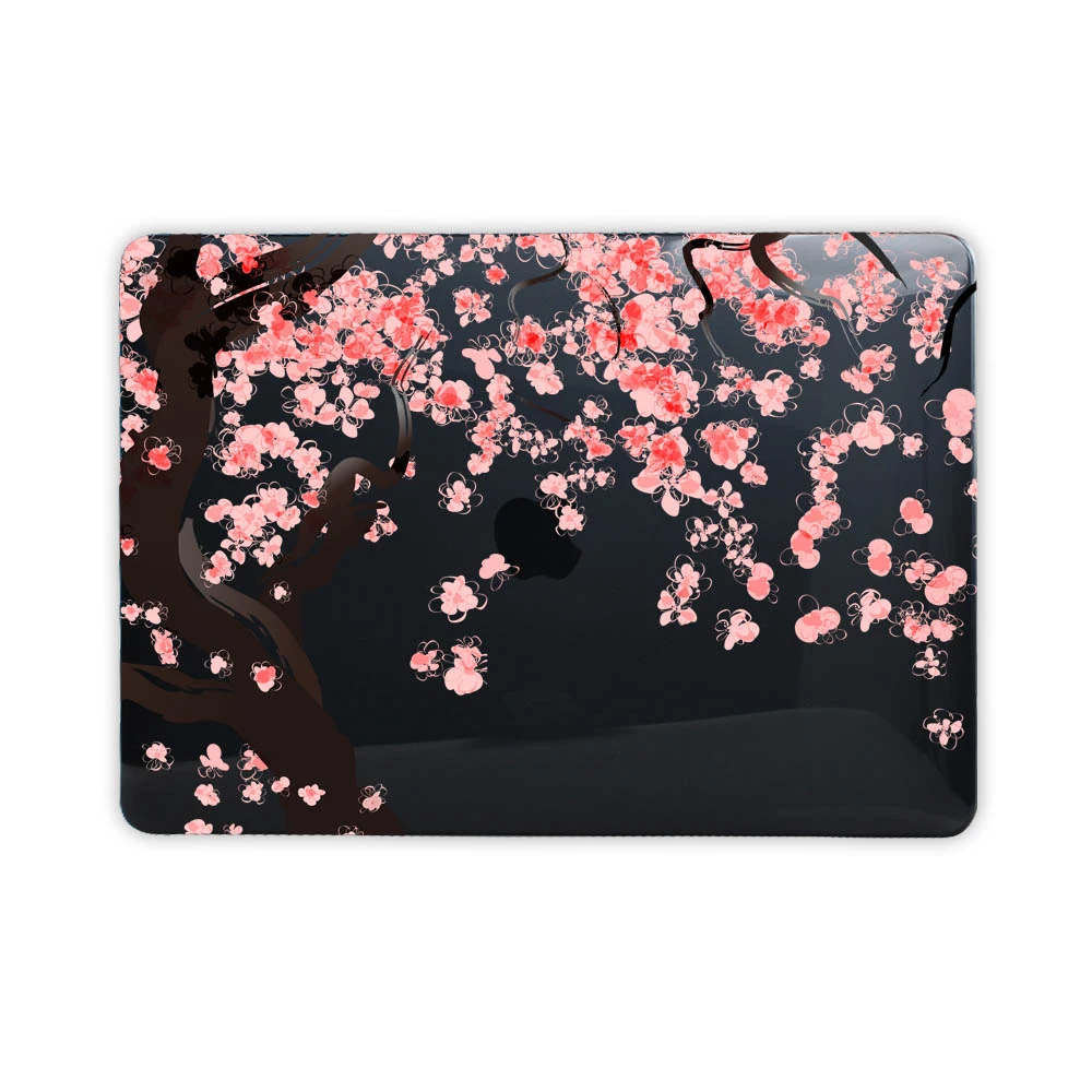 Вишня в цвету принт Жесткий Чехол для ноутбука Macbook Air 13 A1466 A1932 A2179 M1 2020 Pro 15 и 16