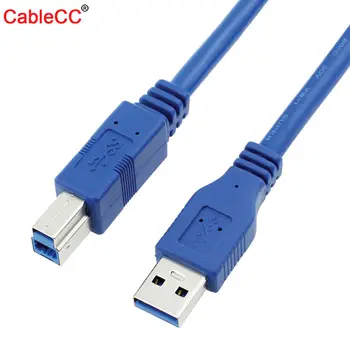 

Zihan USB Printer Cable USB Type B Male to A Male USB 3.0 Cable for Canon Epson HP ZJiang Label Printer DAC USB Printer