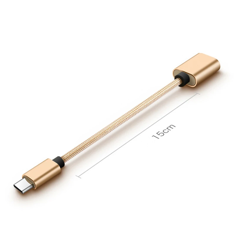 Кабель переходник с USB Type C на OTG для аудиокабеля разветвитель lightning otg шнур корпус