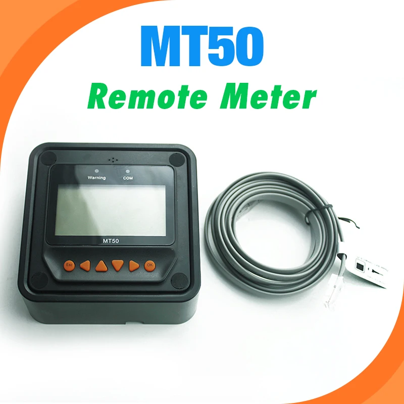 

Remote Meter Display MT-50 for EPever EPsolar MPPT Solar Charge Controller Tracer-AN Tracer-BN TRIRON XTRA ViewStar-AU BN Series