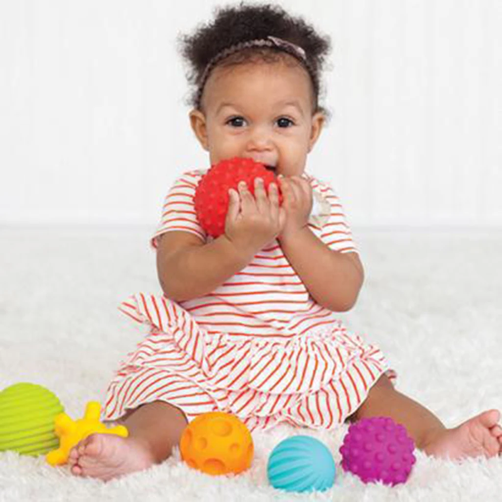 Bright Colors Toy Balls Textured Ball Sensory Balls Set for Baby and Toddlers - Encourage Baby's Sensory Development Bright Colors Toy Balls Textured Ball Sensory Balls Set for Baby and Toddlers - Encourage Baby's Sensory Development