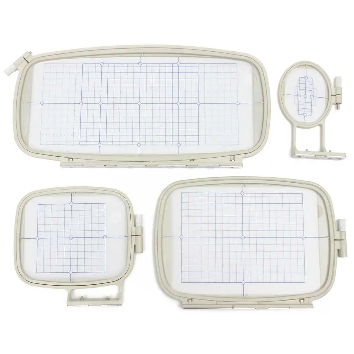 

Practical 4 IN 1 Embroidery Machine hoop set sewing hoop frame forbrother PE-750D 780D PE-770 Sewing Accessories Tool