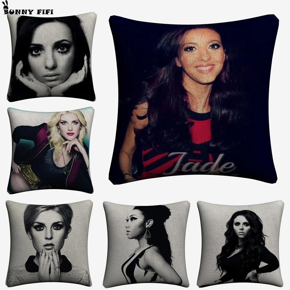 Чехол для подушки Little Mix Jade Jesy Leigh Perrie декоративное хлопковое белье 45x45 см дивана