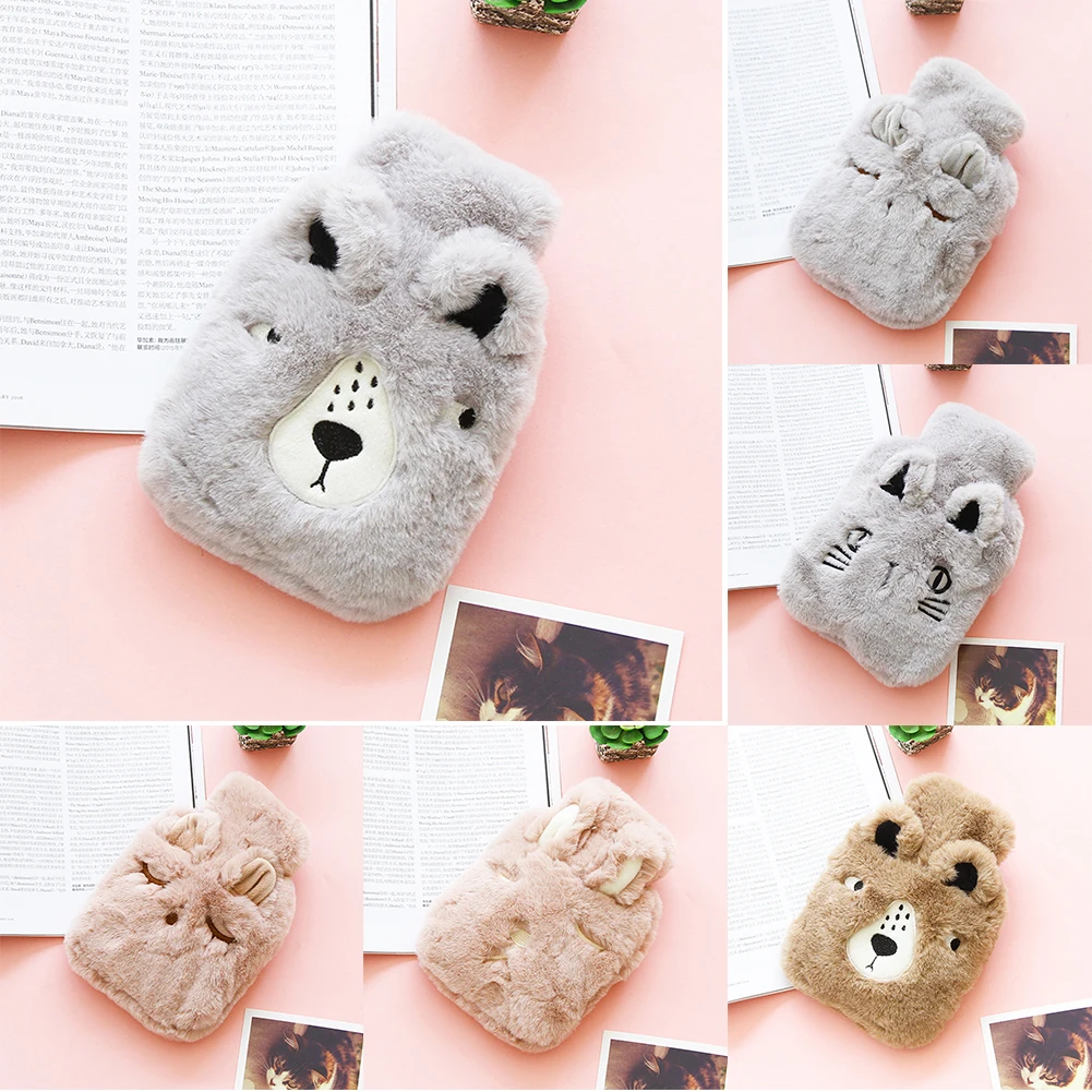 

Soft Cartoon Winter Hot-water Bag Durable Student Warm Plush Portable Bottle