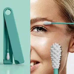 Reusable Cotton Swab Ear Cleaning Cosmetic Cotton Buds Silicone Swabs For Cleaning Makeup And Touch-Ups Reusable Cotton Swab Ear Cleaning Cosmetic Cotton Buds Silicone Swabs For Cleaning Makeup And Touch-Ups