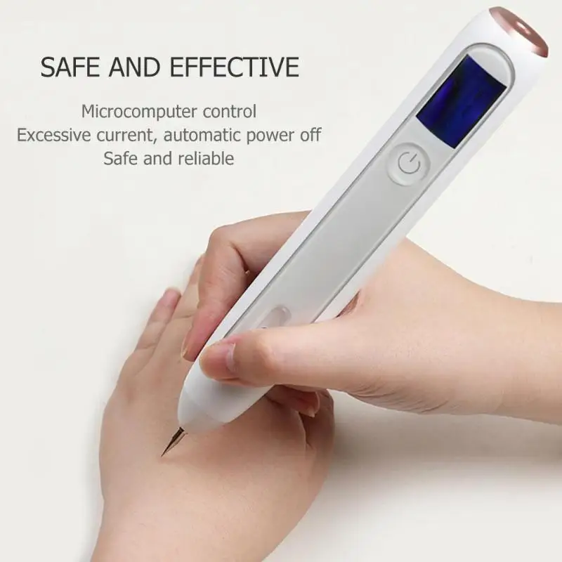 

Wireless Charging Mole Removal Pen LCD Laser Plasma Pen Wart Remover Mole Tattoo Remover Machine Face Skin Care Tools