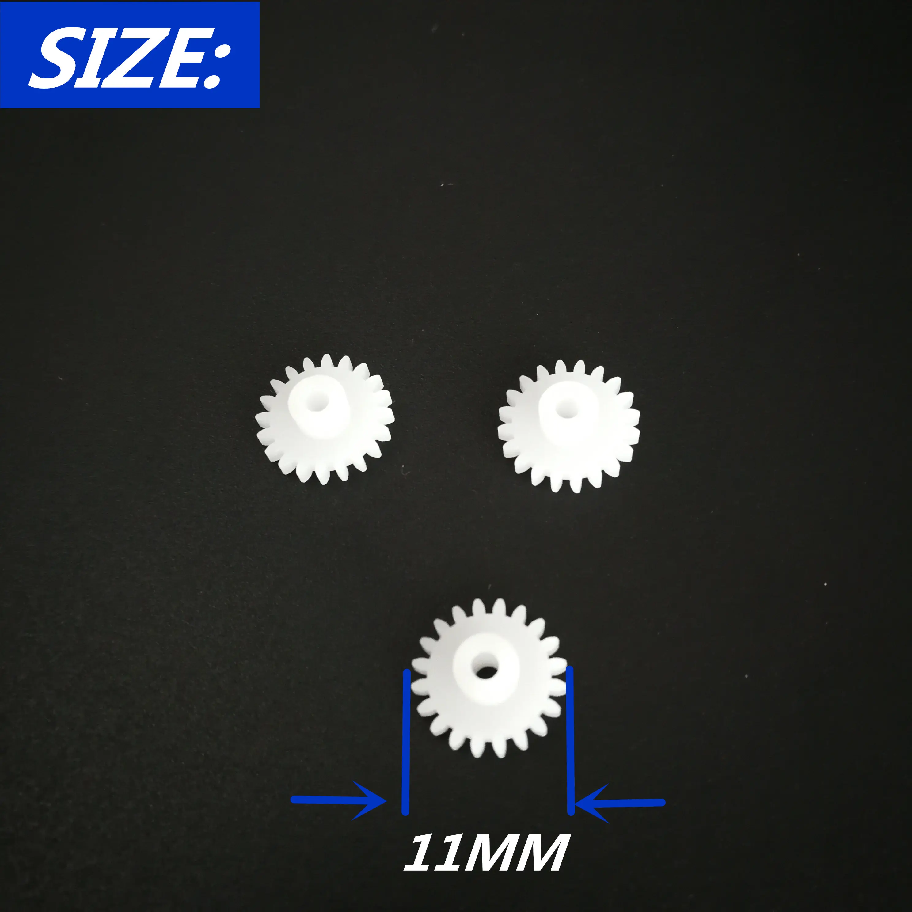 30 шт. 20-2A 0,5 Modulus 9 зубьев пластиковое зубчатое колесо для 2 мм Двигатель игрушечной машинки вал мини пластиковый моторное вал Высококачественная игрушечная шестерня