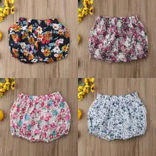 Pudcoco штаны для девочек От 6 месяцев до 3 лет Детские Младенческая малышей Маленькие Хлопковые Штаны для девочек новорожденных штанишки для малышей Шорты