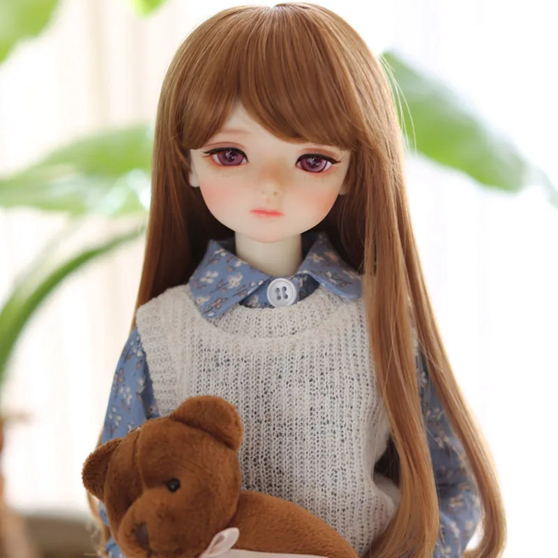 Кукла 1/4 Bjd Sd модная полимерная кукла Hodoo с макияжем подарок для маленькой девочки