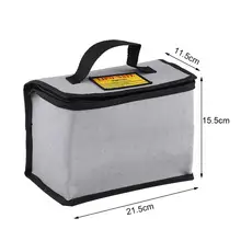 Пожаробезопасный литий-полимерный аккумулятор, безопасная сумка для хранения из стекловолокна, защищающая аккумулятор, сумка для портативной зарядки телефона, посылка для зарядки