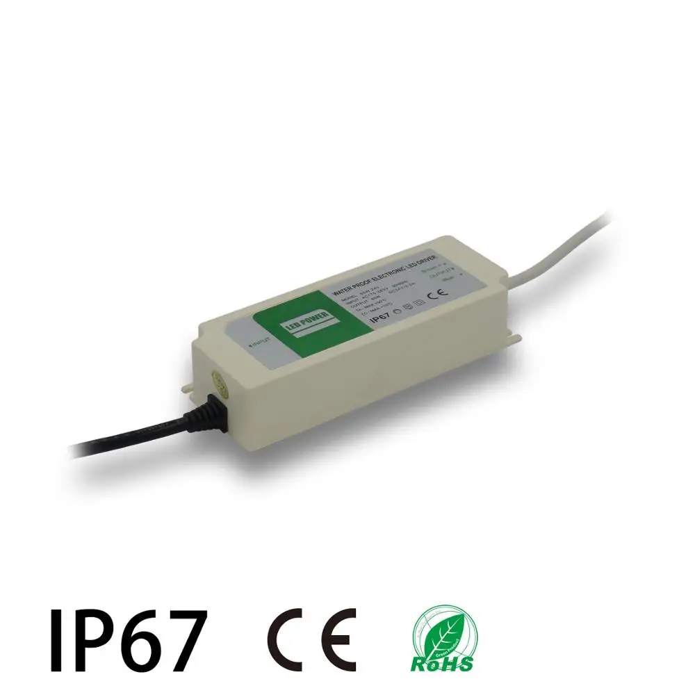 

60W LED Waterproof Power Supply,DC12V/24V,LED Strips Drive,IP67,Adapter transformer,Input AC110V/220V/230V,for Panel light