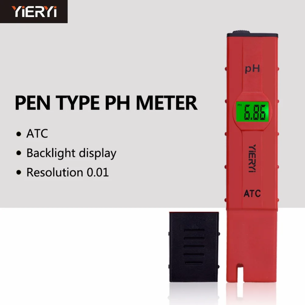 Цифровой измеритель рн yieryi Blacklight большой экран Карманный тестер 0 14 подходит для