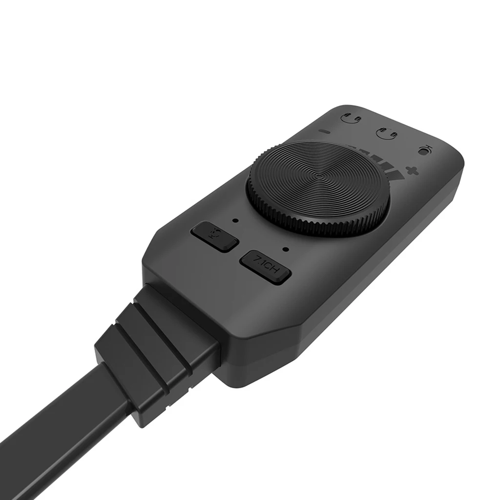 Внешняя звуковая карта MagiDeal 7.1CH USB микрофон аудиокарта к 3 5 мм наушники|Звуковые