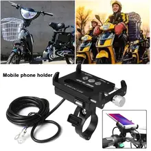 Bicycle Phone Mount Motorcycle Mobile Phone Holder Universal Adjustable for 4-6.7 Inch Electronic Device #30