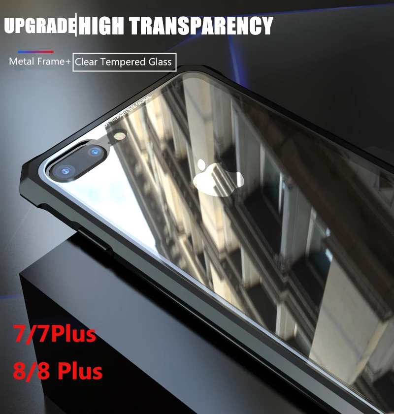 Bumper for Iphone7 Plus Colored Glitter Metal Bumper Frame with Back Tempered Glass Back Cover Case for Iphone 8 7 7Plus 8Plus
Bumper for Iphone7 Plus Colored Glitter Metal Bumper Frame with Back Tempered Glass Back Cover Case for Iphone 8 7 7Plus 8Plus