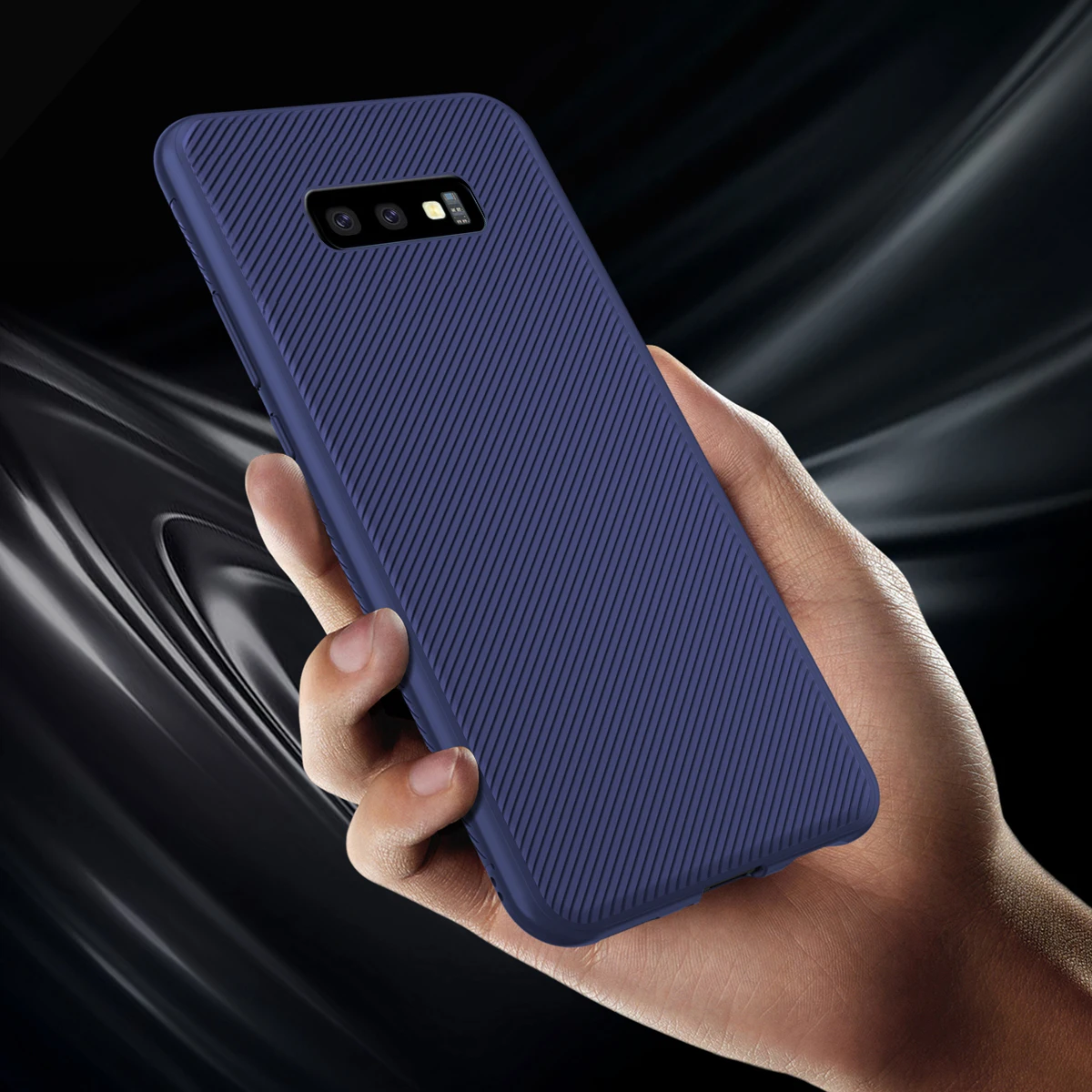 

For Samsung Galaxy S10 E Case Soft TPU Slim Texture Anti-slip Armor Silicone Back Cover For Samsung S10 E Case Shockproof