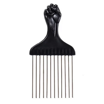 

200pcs Black African American Pick Comb Hair Combs Afro Hair Comb For Hairdressing Styling Tool Hairbrush DHL