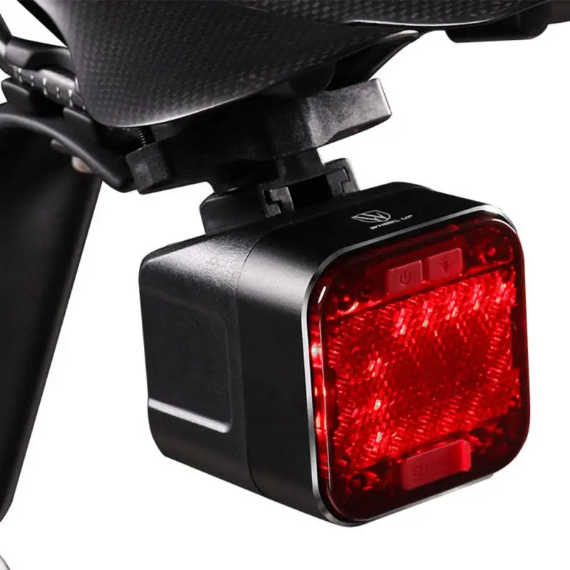 usb charging rear lamp bicycle taillight safety warning bluetooth bicycle lights