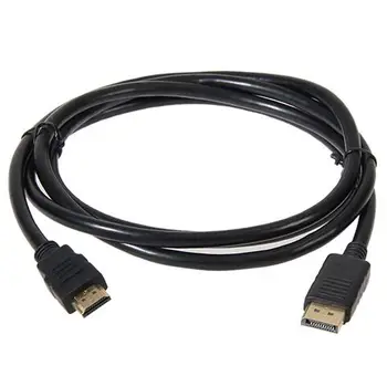 

1pc 1.8m DisplayPort DP Male to HDMI Male Convertor Wire Cable for PC HDTV DV Tablet
