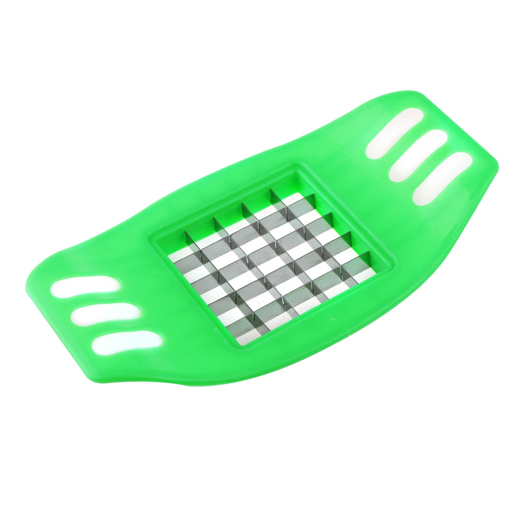 

Houkiper Stable Safety Potato Chips Cutter Stainless Steel Vegetable Square Slicer Cutting Device Cut Fries Salad Kitchen Tool
