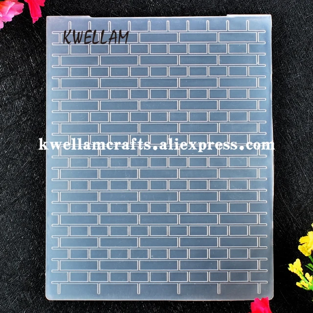 KWELLAM Grid Star Plastic Embossing Folders for Card Making Scrapbooking  and Other Paper Crafts