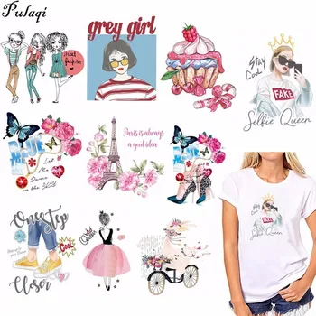 

Pulaqi Kids Heels Patch Patch Iron On Patches Thermal Transfer Print On T-shirt Dresses Heat Transfer Appliqued Washable Cute H