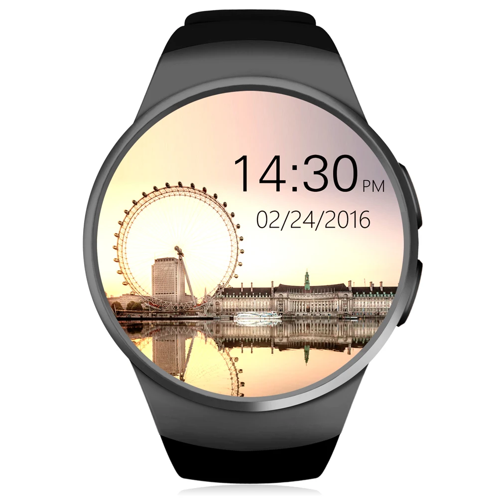 KingWear KW18 1 3 дюйма Круглый циферблат Smartwatch телефон MTK2502 IPS экран Шагомер напоминание