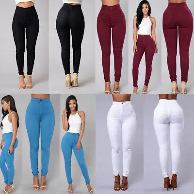 2019 New Brand Plus Size S-3XL High Waist Jeans Women Denim Pencil Stretch Ladies Casual Skinny Jean Slim Pant Jean Trouser 2019 New Brand Plus Size S-3XL High Waist Jeans Women Denim Pencil Stretch Ladies Casual Skinny Jean Slim Pant Jean Trouser