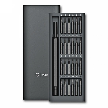 

Wiha 24 In 1 Precision Screwdriver Kit For Repairing Work Daily Use Magnetic Bits AL Box Screw Driver Smart Home Set from Xiaomi