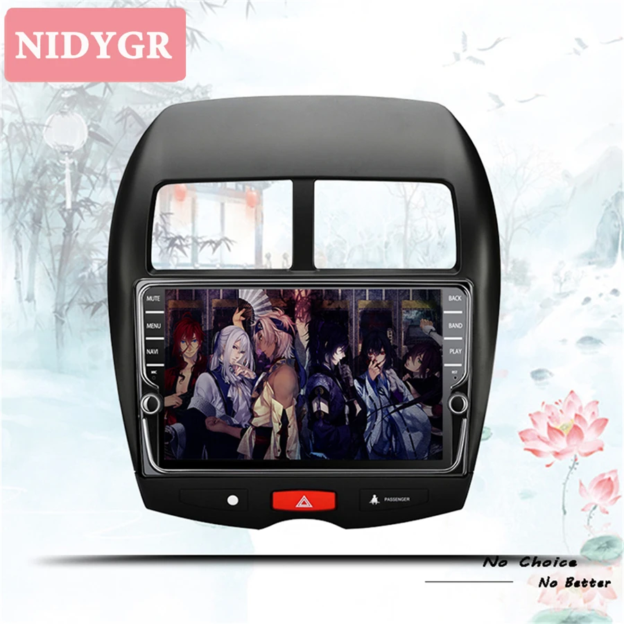 Автомобильный мультимедийный DVD плеер Android 10 0 2din навигация для Mitsubishi ASX 2011 2019