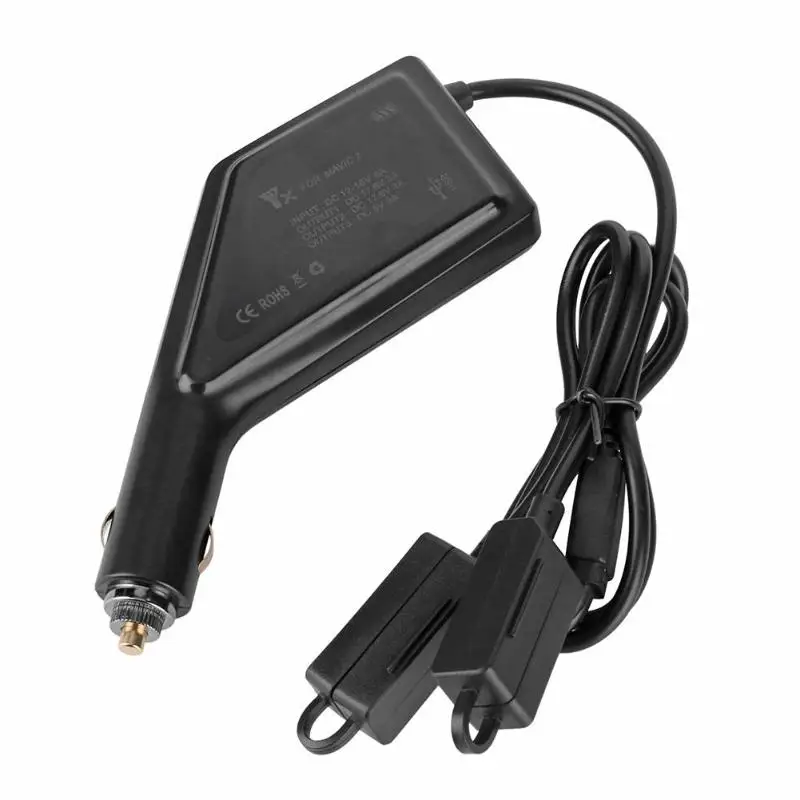 

3 in 1 Car Charger Battery Charger with USB Port Remote Control Charger for DJI Mavic 2 Pro/Zoom Auto Replacement Accessories