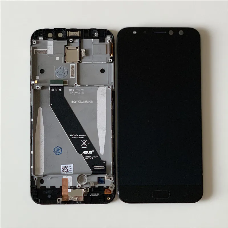 

M&Sen For 5.5"ASUS ZenFone 4 Selfie Pro ZD552KL AMOLED LCD Display Screen Frame+Touch Panel Digitizer For Asus ZD552KL LCD Frame