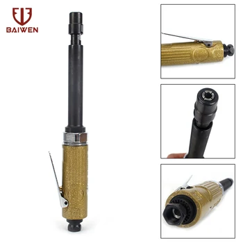 

5" Extended Air Die Grinder Pneumatic Grinding Mill Engraving Tool 1/4" 1/8" Collet
