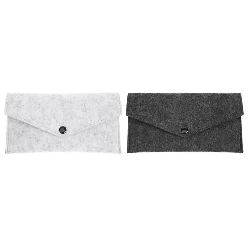 

Square Felt Fabric Pencil Pen Stationery Storage Bag File Folder Pouch