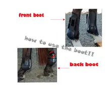 Монтажная цепь 1 пара нога лошади уход сухожилия загрузки защитный PU+ дайвинг материал профессиональные задние Лошади Протектор леггинсов