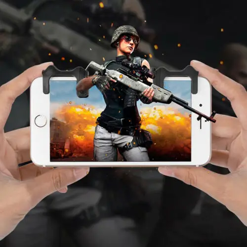 AU L1R1 Gaming Trigger Mobile Phone Fire Button Shooter PUBG Controller V4.0