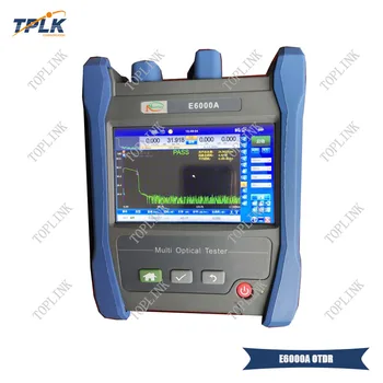 

High level OTDR E6000A Optical Time Domain Reflectometer 1310/1550nm 28/26dB OTDR Optical Tester with FC/SC adapter English Menu