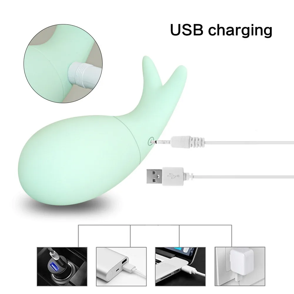 Мини Пуля Вибраторы Стимуляция клитора USB Силиконовый Вибрирующий яйцо G Spot