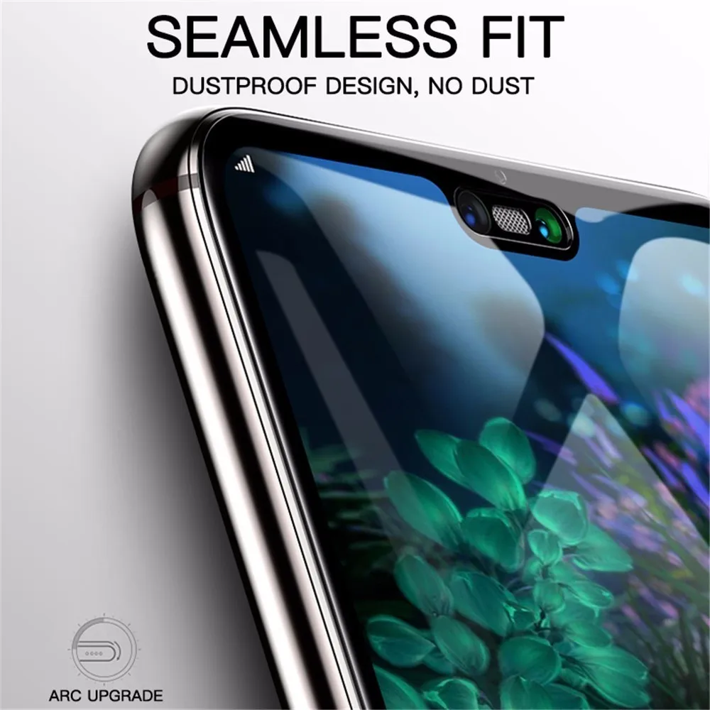 5D защитное стекло на Honor 8X 7X 8C 9 10 Lite закаленное защита экрана P30 20 Mate P Smart Plus