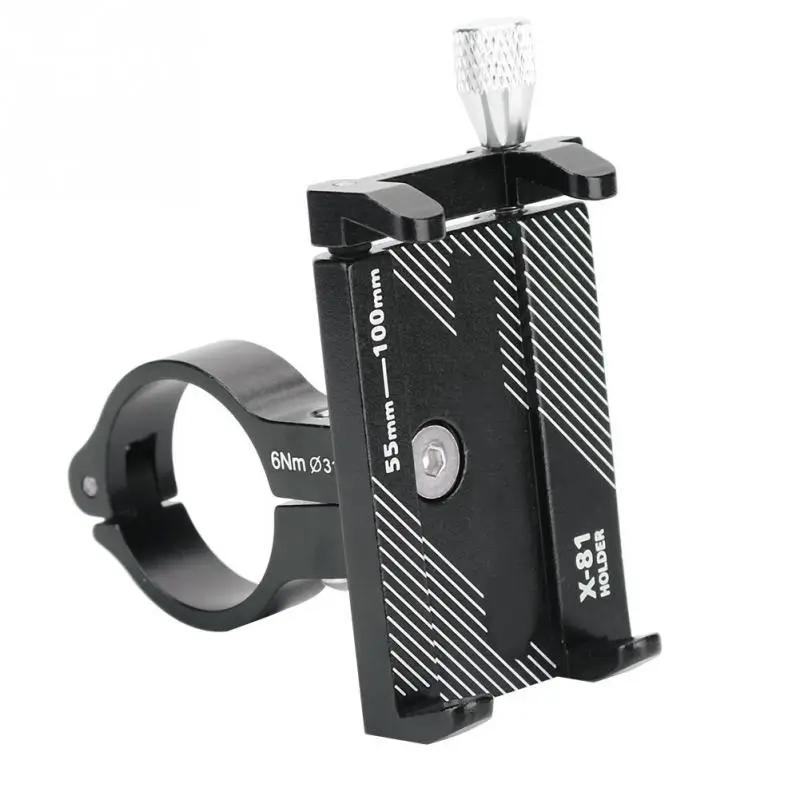 

Aluminum Alloy Bicycle Phone Holder Mountain Bike Handlebar Universal Bike Motorcycle Mini Phone Holder Mount Support Bracket