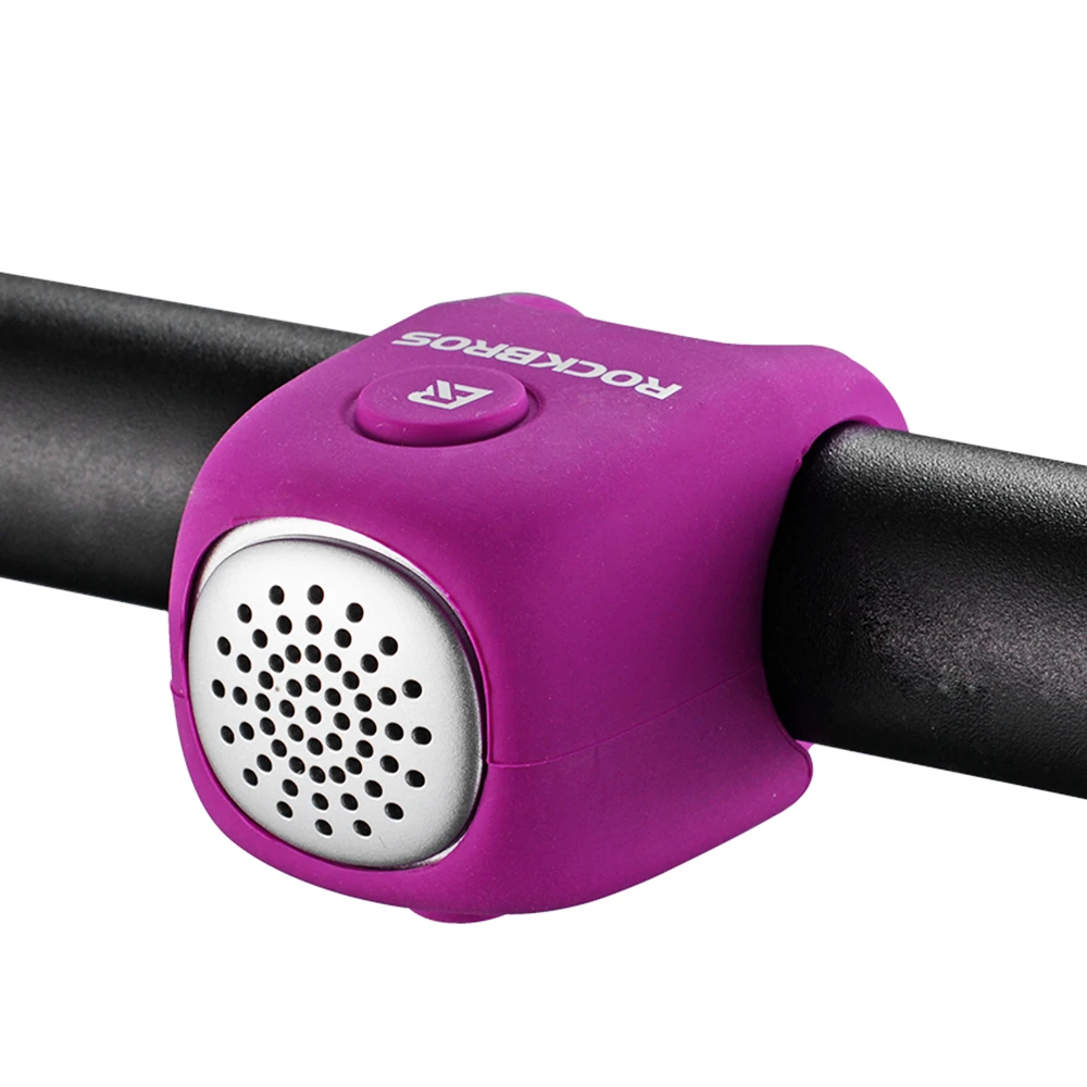 ROCKBROS 90DB велосипед руль рог велосипед велосипедный Звонок мягкий силиконовый велосипед руль колокольчик велосипед аксессуар Электрический велосипед колокольчик