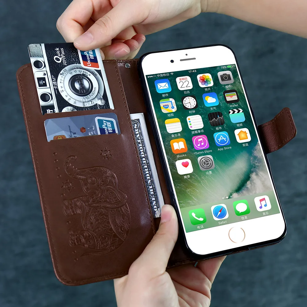 Чехол KISSCASE Girly Flower для iPhone X Xs Max 7 8 Plus чехол кошелек с откидной крышкой 5 SE 6 6S