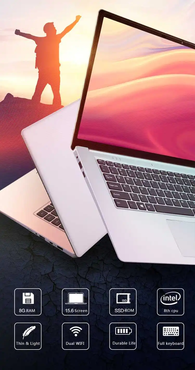 T-BAO TBOOK X8S Laptop 15.6 inch Intel Celeron J3455 8GB LPDDR4 256GB SSD Intel HD Graphics 500