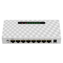 10/100/1000 Мбит/с дуплексный 8 Порты и разъёмы гигабитный коммутатор концентратор Lan порт Gigabit Ethernet Настольный сетевые коммутаторы(штепсельная Вилка европейского стандарта
