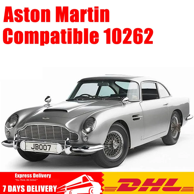 

2018 Compatible Legoing 10262 Technic James Bond Aston Martin DB5 007 Car Model Building Blocks Bricks Toy Boy Gift