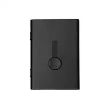 Бизнес-держатель для карт, чехол для рук, банковская посылка для членских карт, металлическая ультратонкая алюминиевая упаковочная коробка, органайзер, корейский стиль