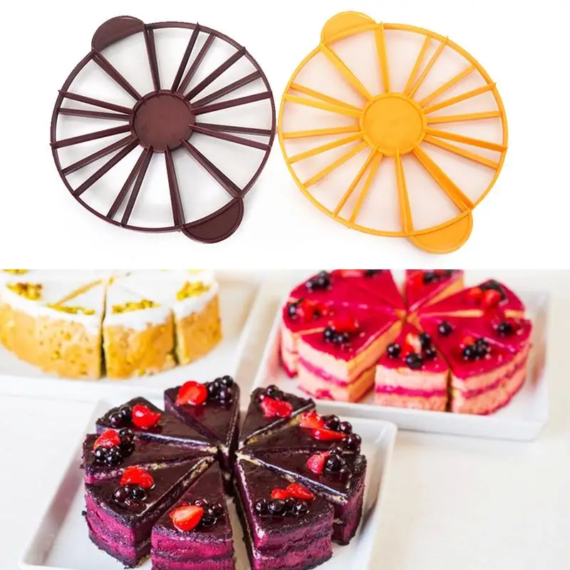 

Cake Skin Splitter 10/12 Part Cake Cutter Evenly Split Cake Slicer Baking Tool Cake Cutter Wafer Breaker For Birthday Party