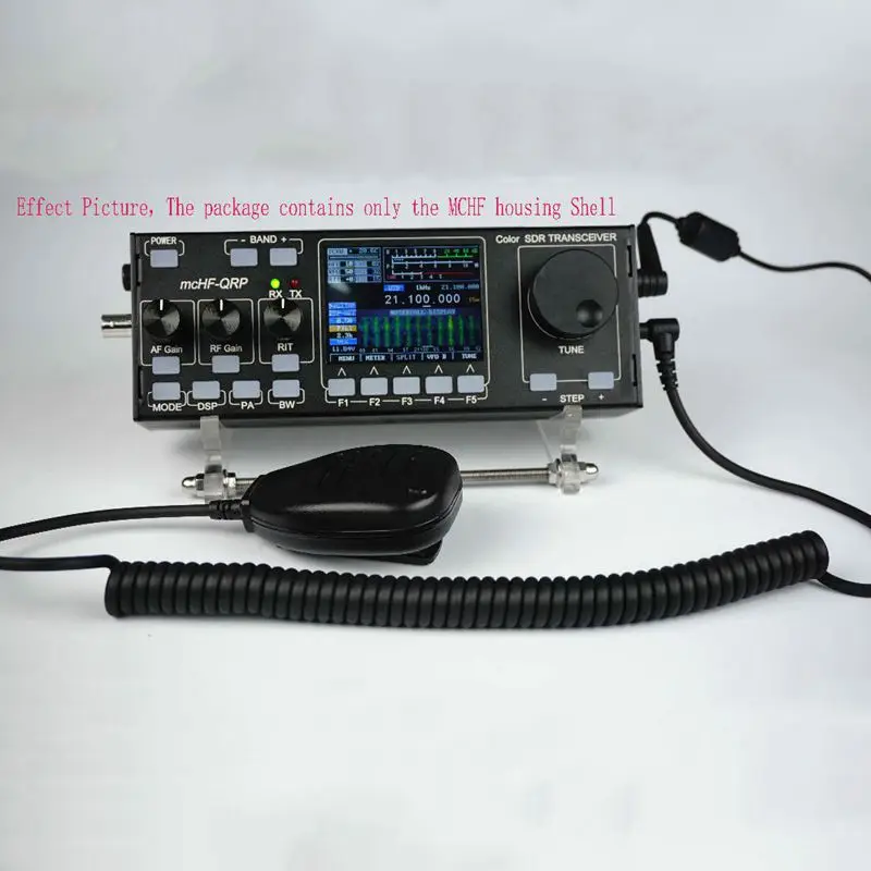 Ig-алюминиевый Корпус чехол Кнопка DIY наборы для mcHF SDR радио UI RF 0,4 0,5+ щит+ динамик+ ручка