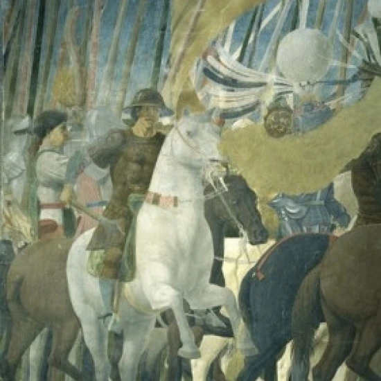 Battle of Constantine &amp Maxentius (Detail) ca 1458 Piero della Francesca (ca1415-1492 Italian) Fresco San (24 x 36) | Дом и сад
