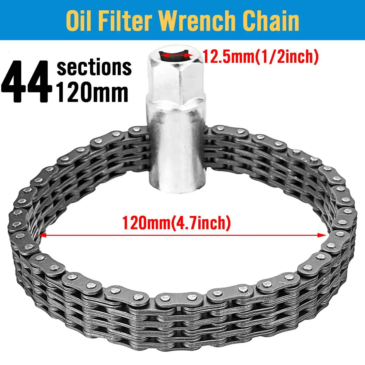 chain Oil Filter Wrench Auto Removal Tool Remover Universal Auto